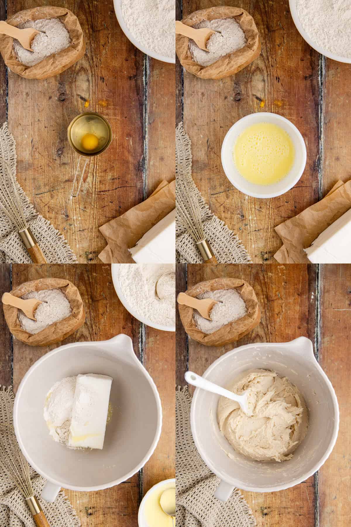 Crisco Pie Crust Dough Being Made