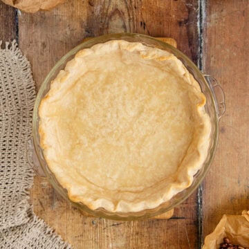 Crisco Pie Crust Baked in Pie Plate