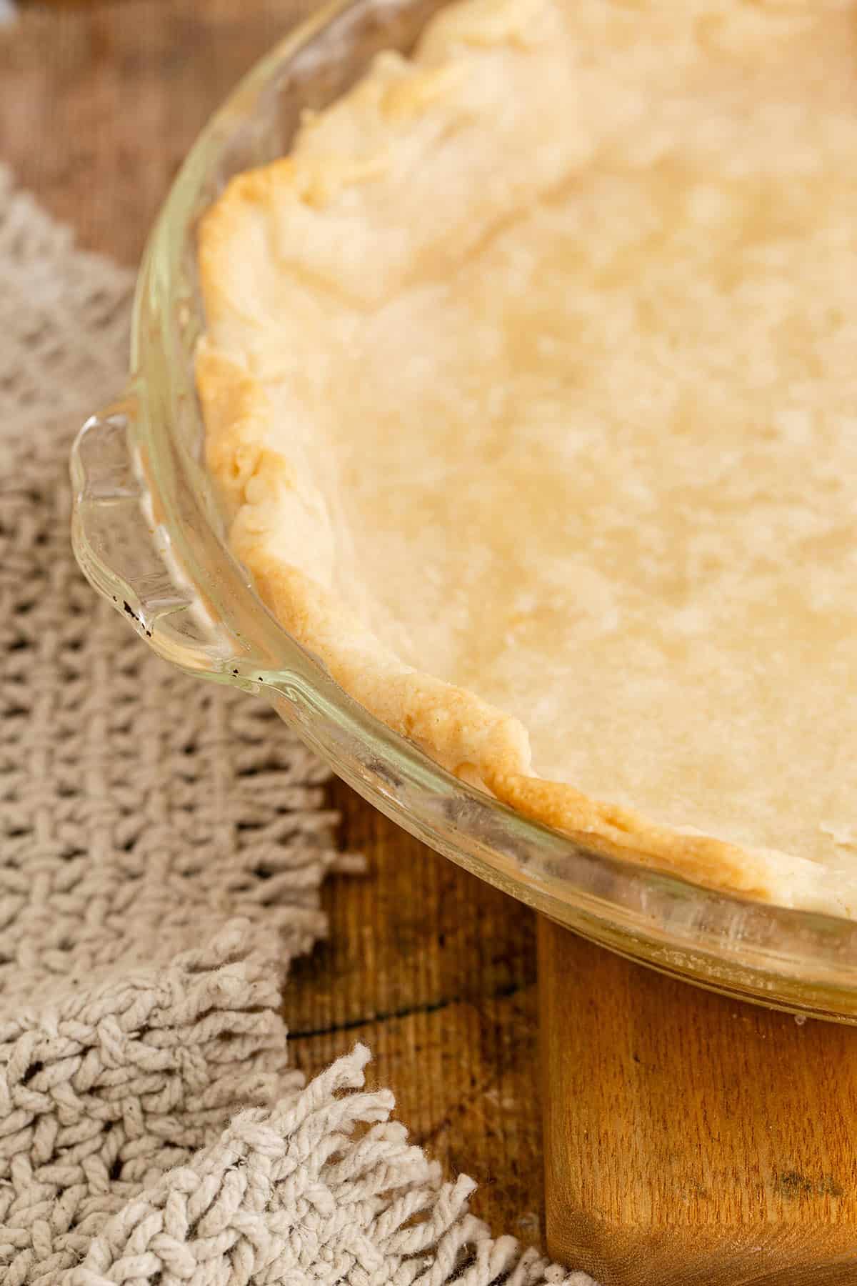 Crisco Pie Crust Baked in Pie Plate