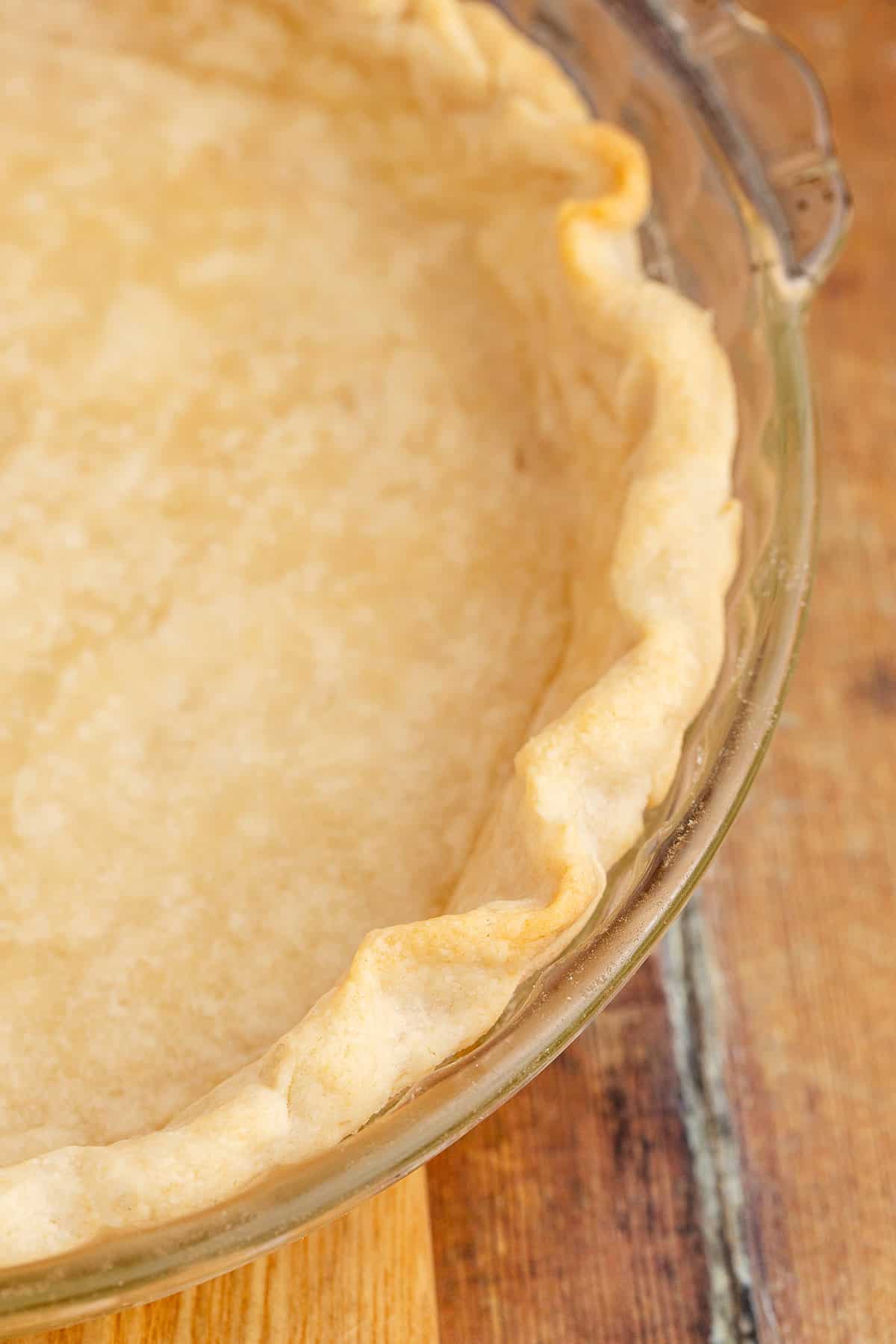 Crisco Pie Crust Baked in Pie Plate