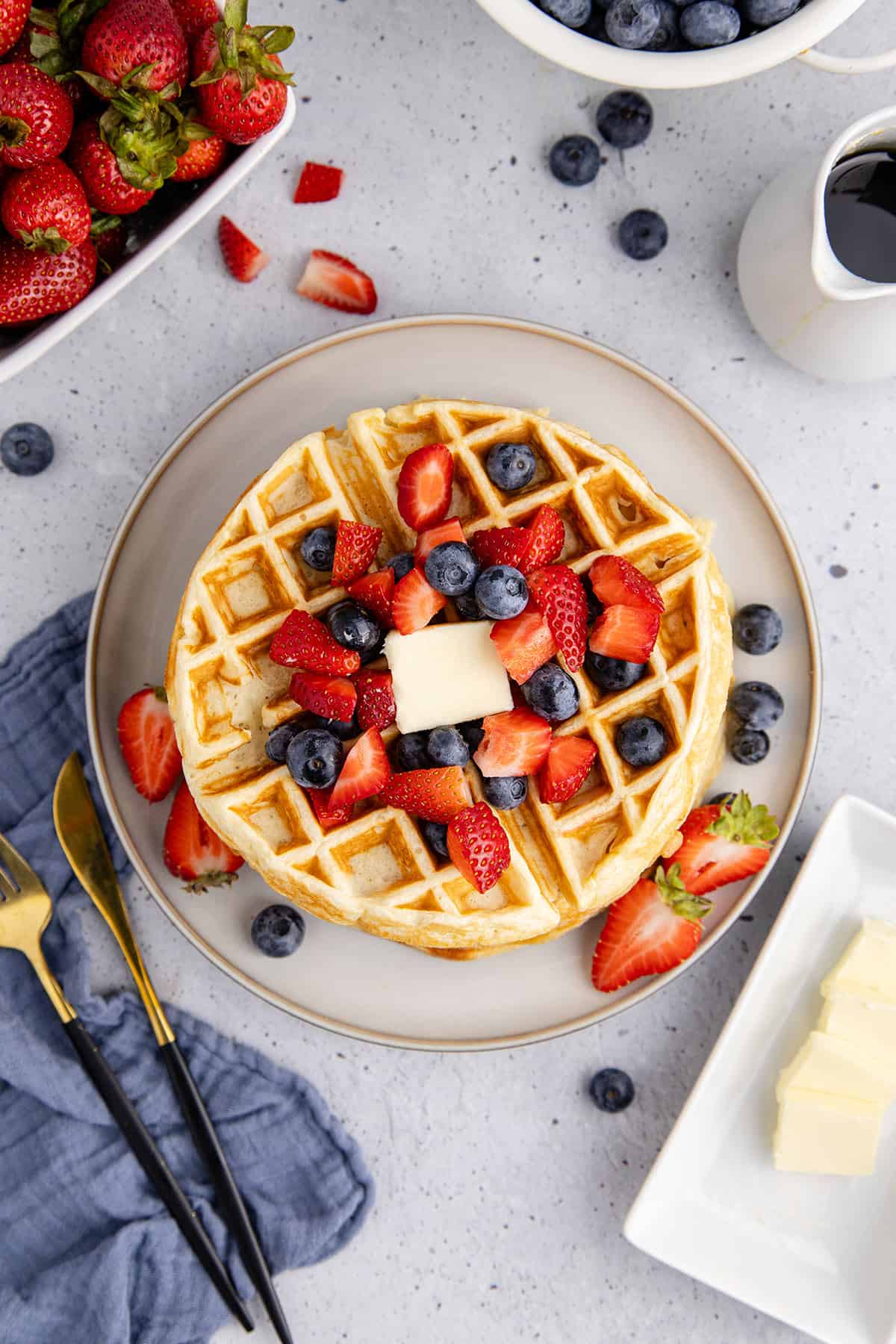 Gluten Free Buttermilk Waffles