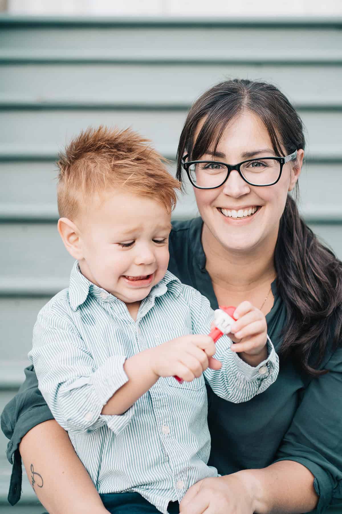 Eva Filer and son Radcliffe of My Rad Kitchen