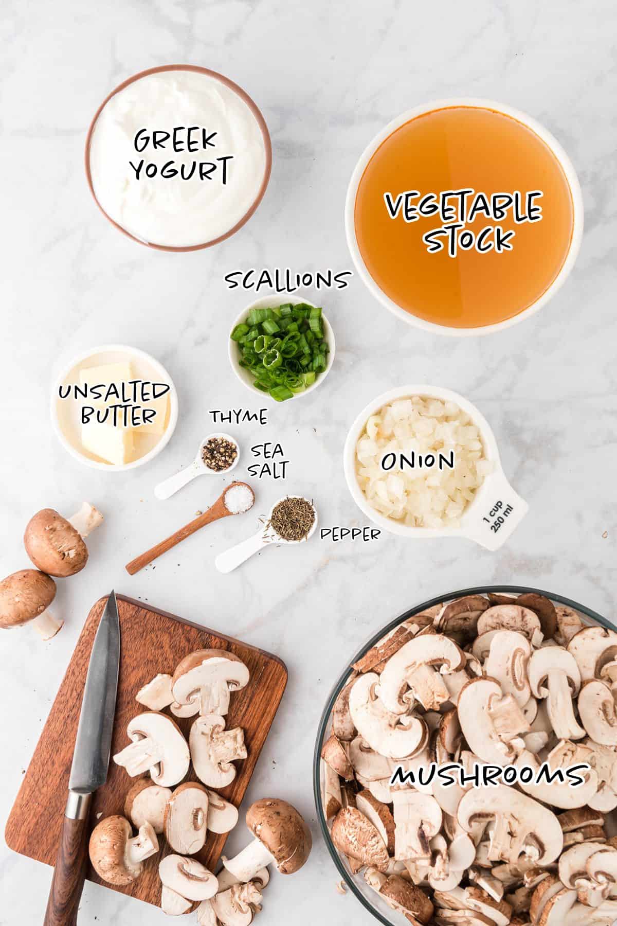 Mushroom Soup Without Cream Ingredients