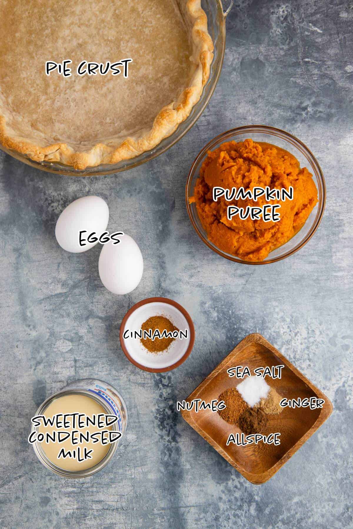 Pumpkin Pie Using Sweetened Condensed Milk Ingredients