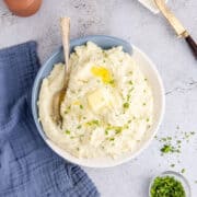 Idahoan Mashed Potato in a Bowl with Spoon