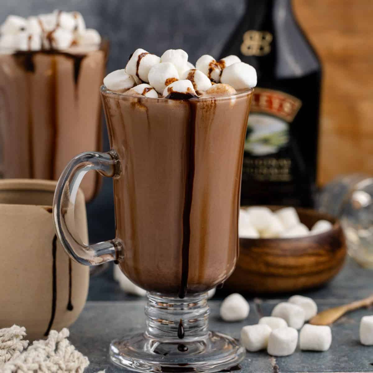 Baileys Hot Chocolate - My Rad Kitchen