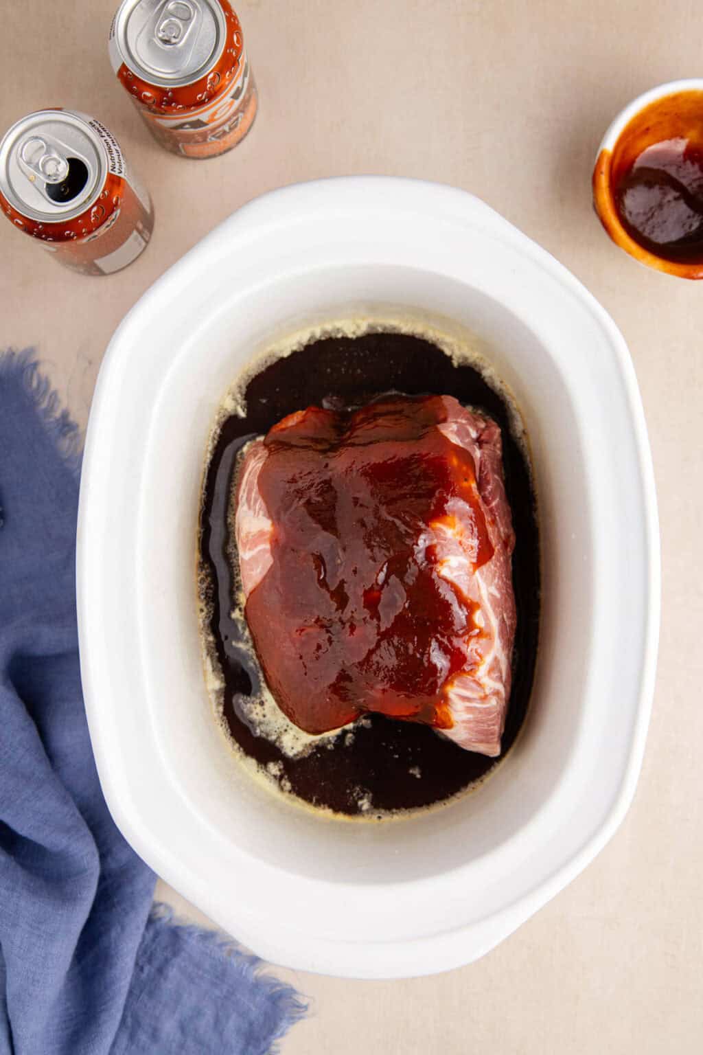 BBQ Pulled Pork in Crock Pot with Root Beer - My Rad Kitchen