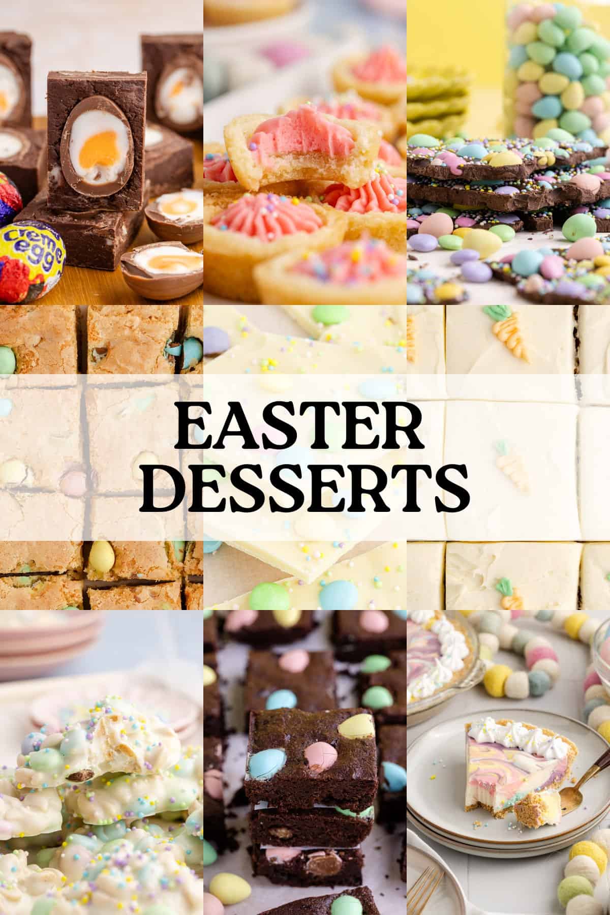 Easter Desserts Round Up Collage