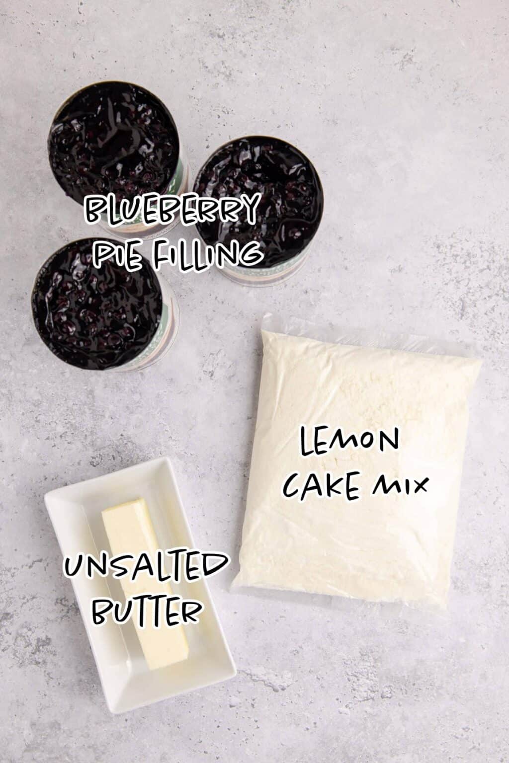 Lemon Blueberry Dump Cake - My Rad Kitchen