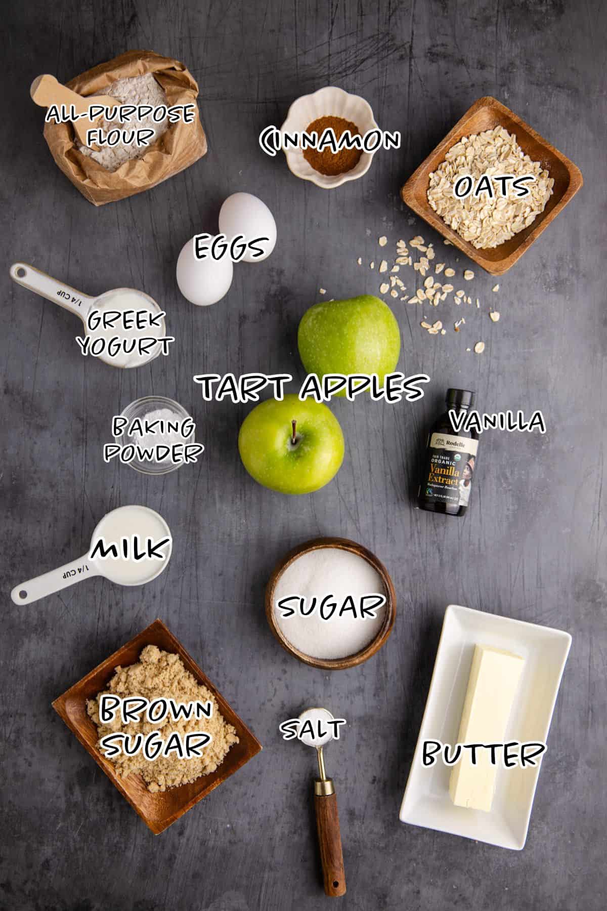 Apple Coffee Cake ingredients