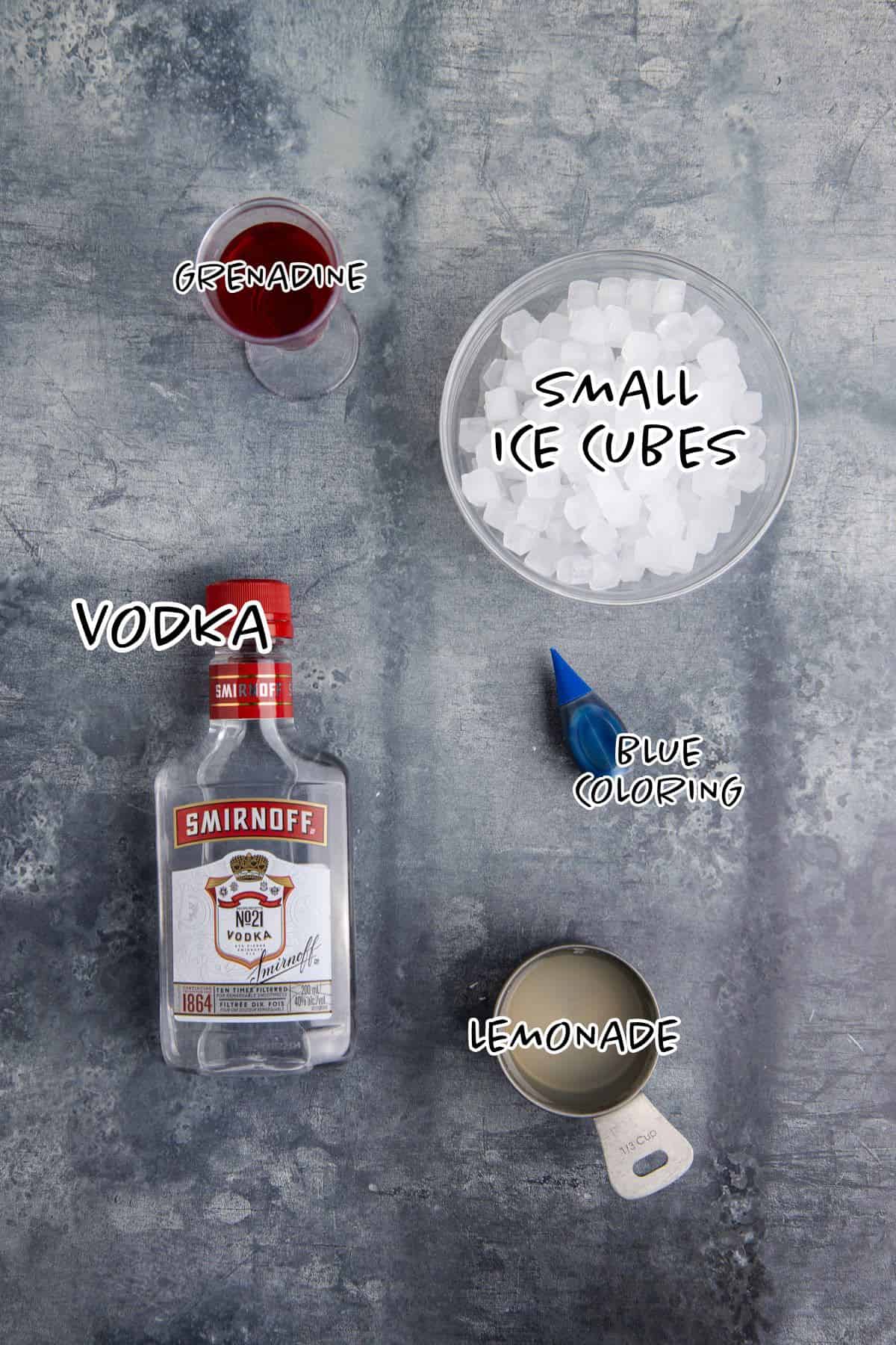Bomb Pop Cocktail Ingredients