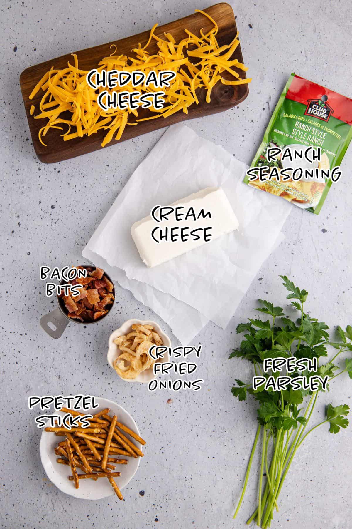Mini Cheese Balls ingredients