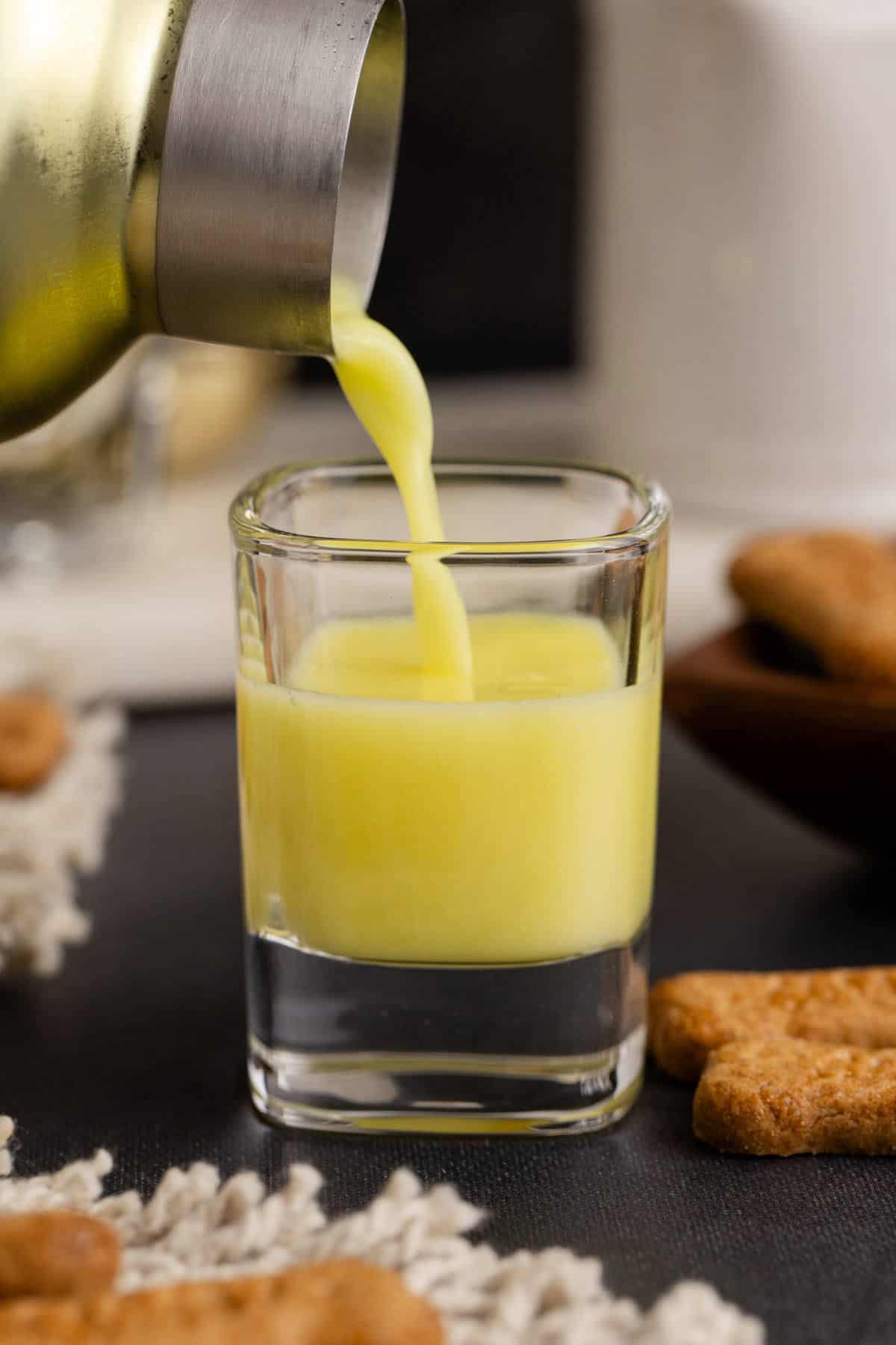 Scooby Doo Shot being poured into a shot glass