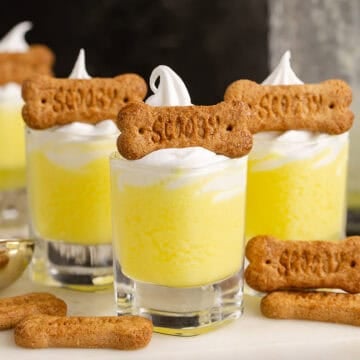 Scooby Doo Shots with Scooby Snack on top