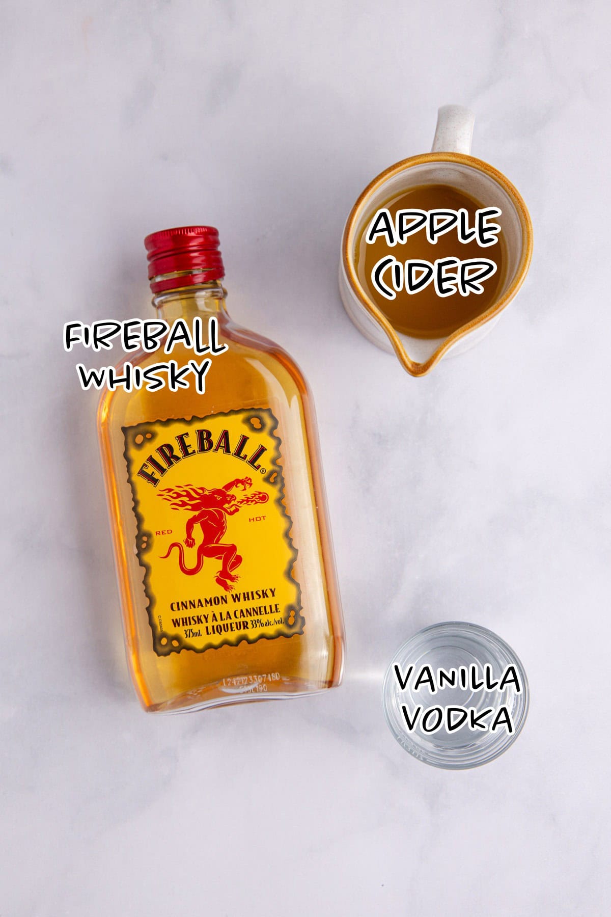 Apple Pie Shot Ingredients