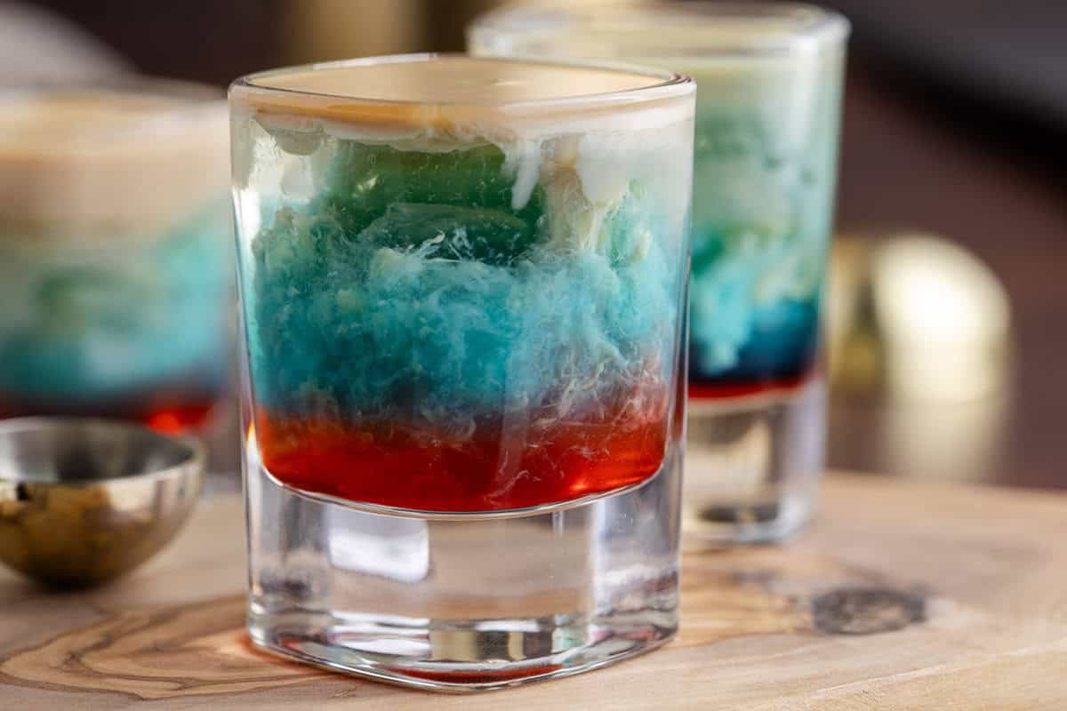 Close View of Layers in Alien Brain Hemorrhage Shot