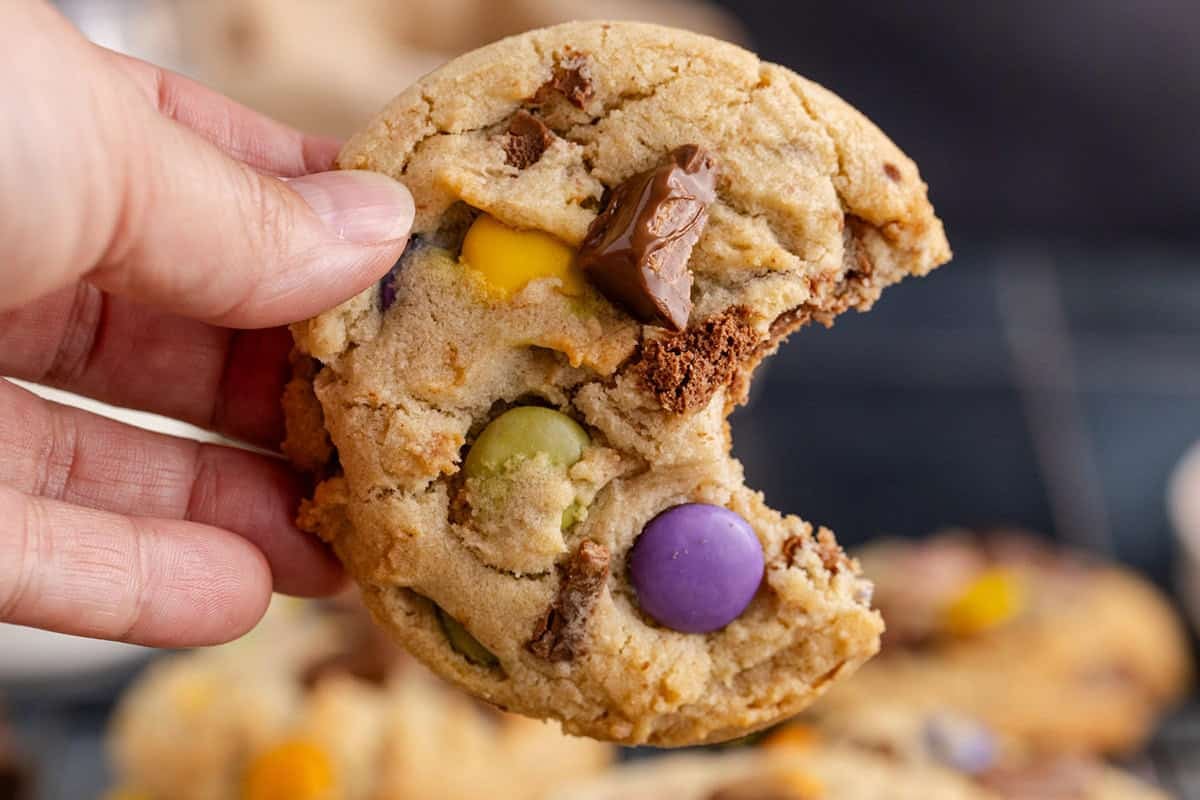 Leftover Halloween Handy Cookie Bitten