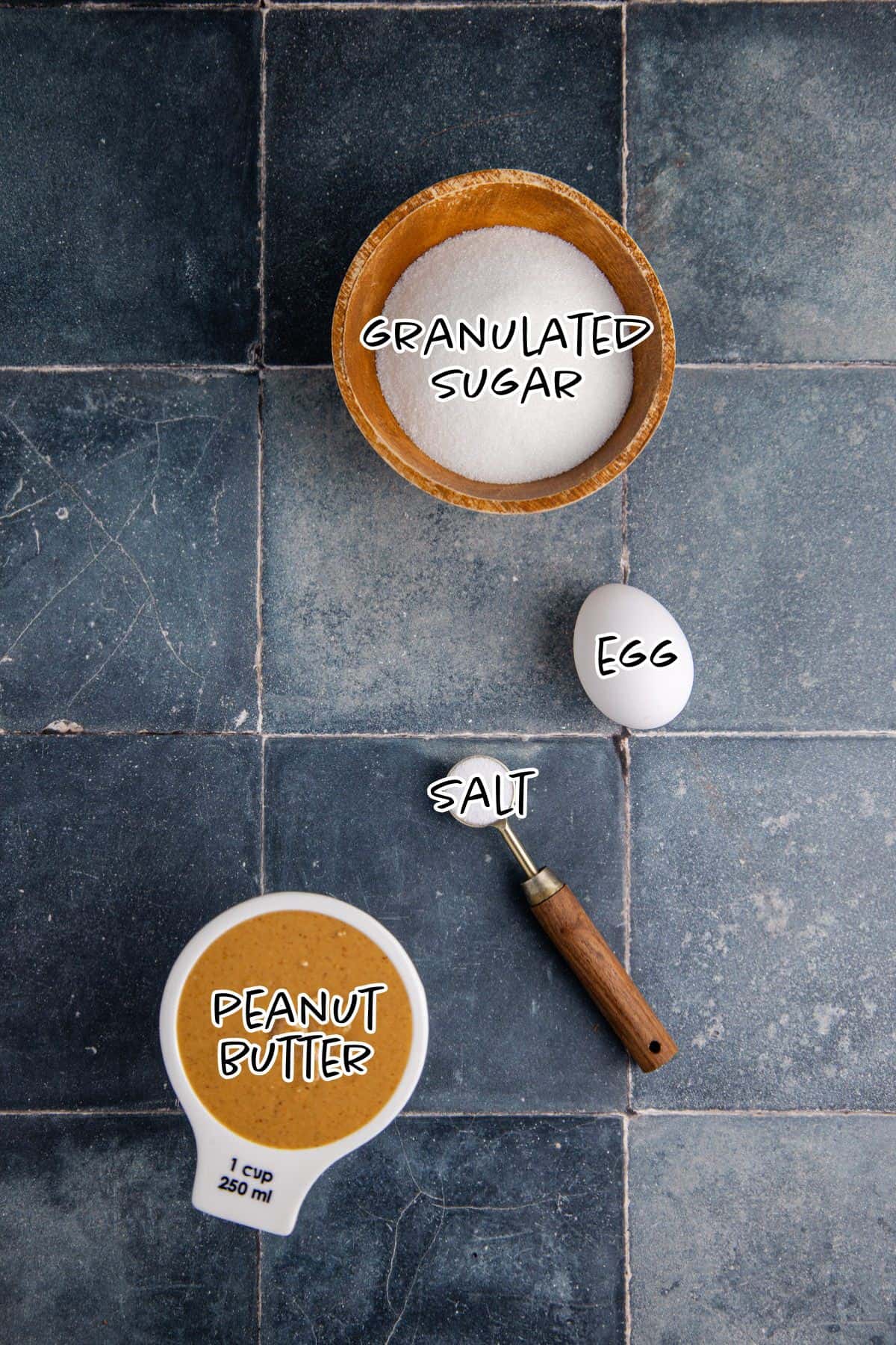 4 Ingredient Peanut Butter Cookies