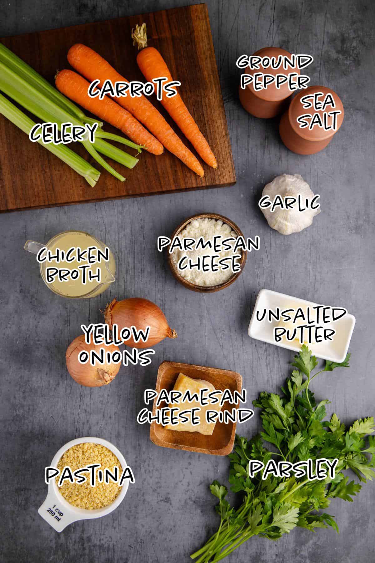 Italian Penicillin Soup Ingredients