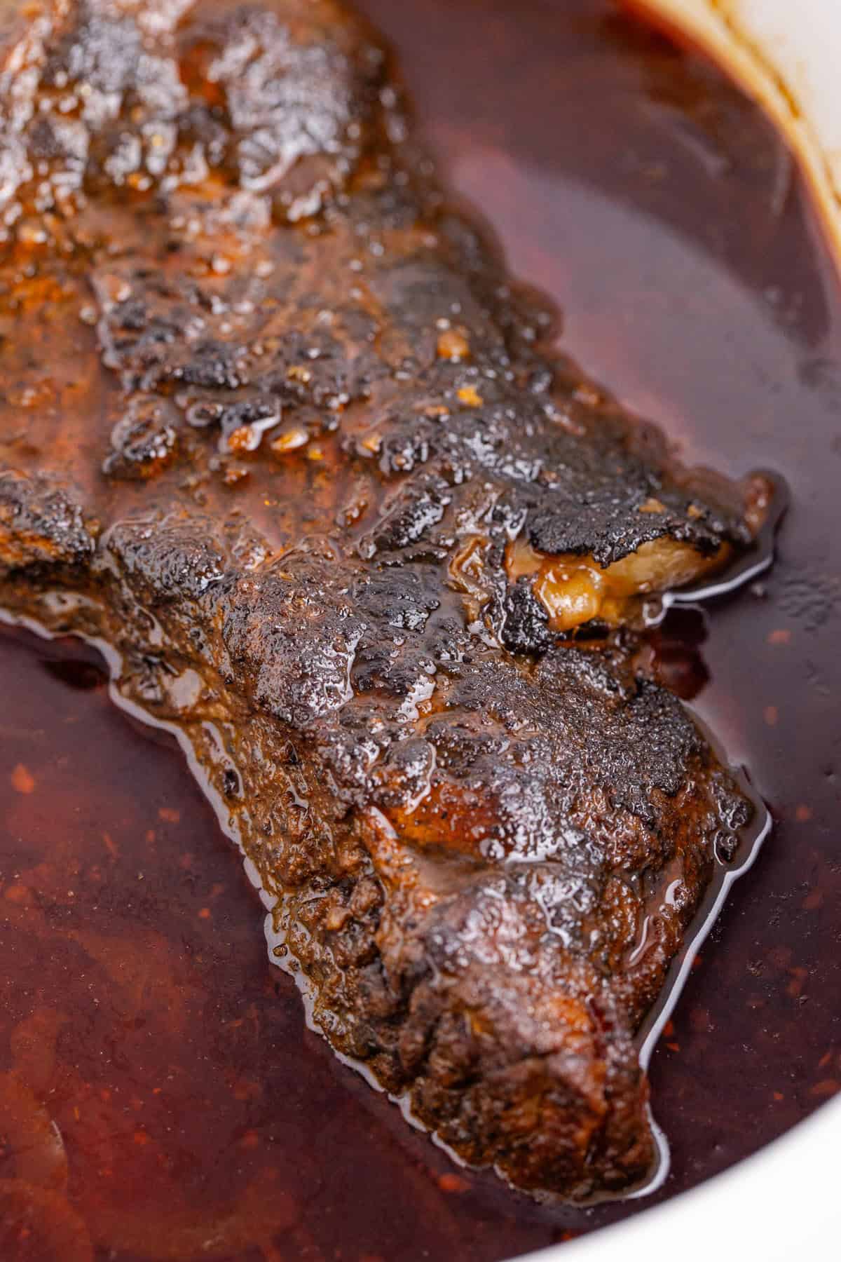 Slow Cooker Brisket just finished cooking