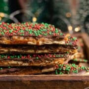 Easy Christmas Crack Recipe stacked