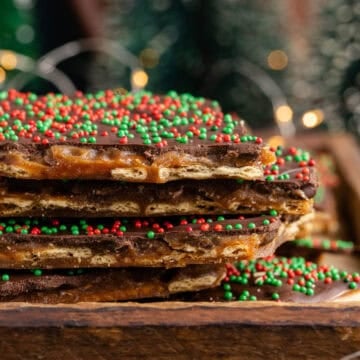 Easy Christmas Crack Recipe stacked