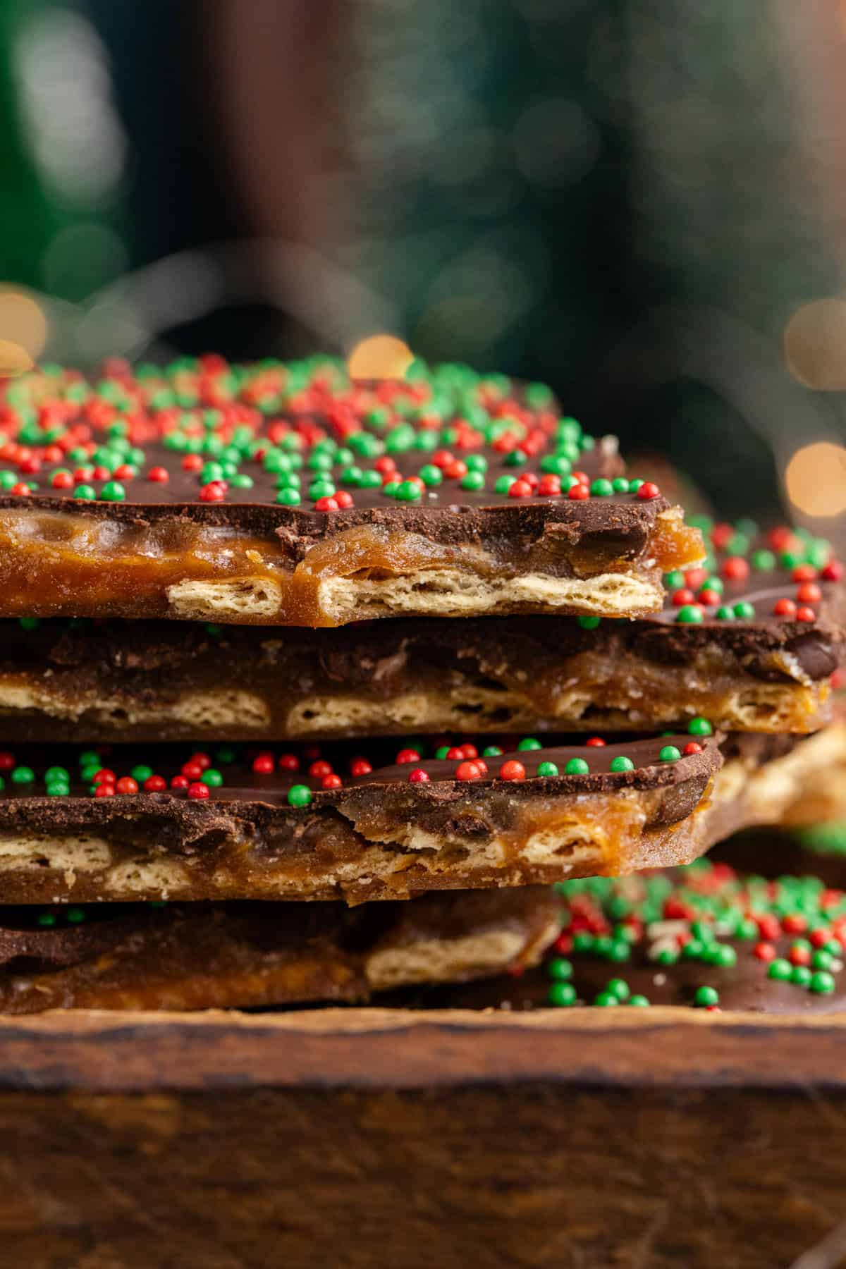 Easy Christmas Crack Recipe stacked