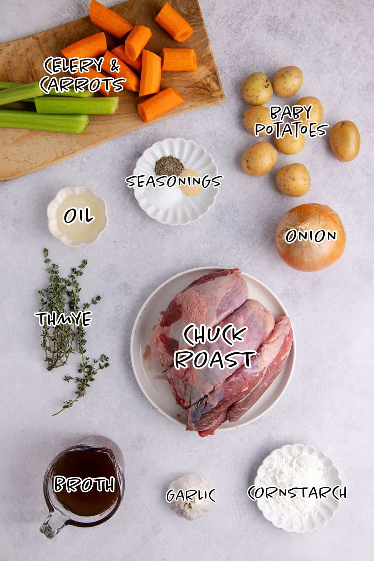Pot Roast Slow Cooker Recipe Ingredients