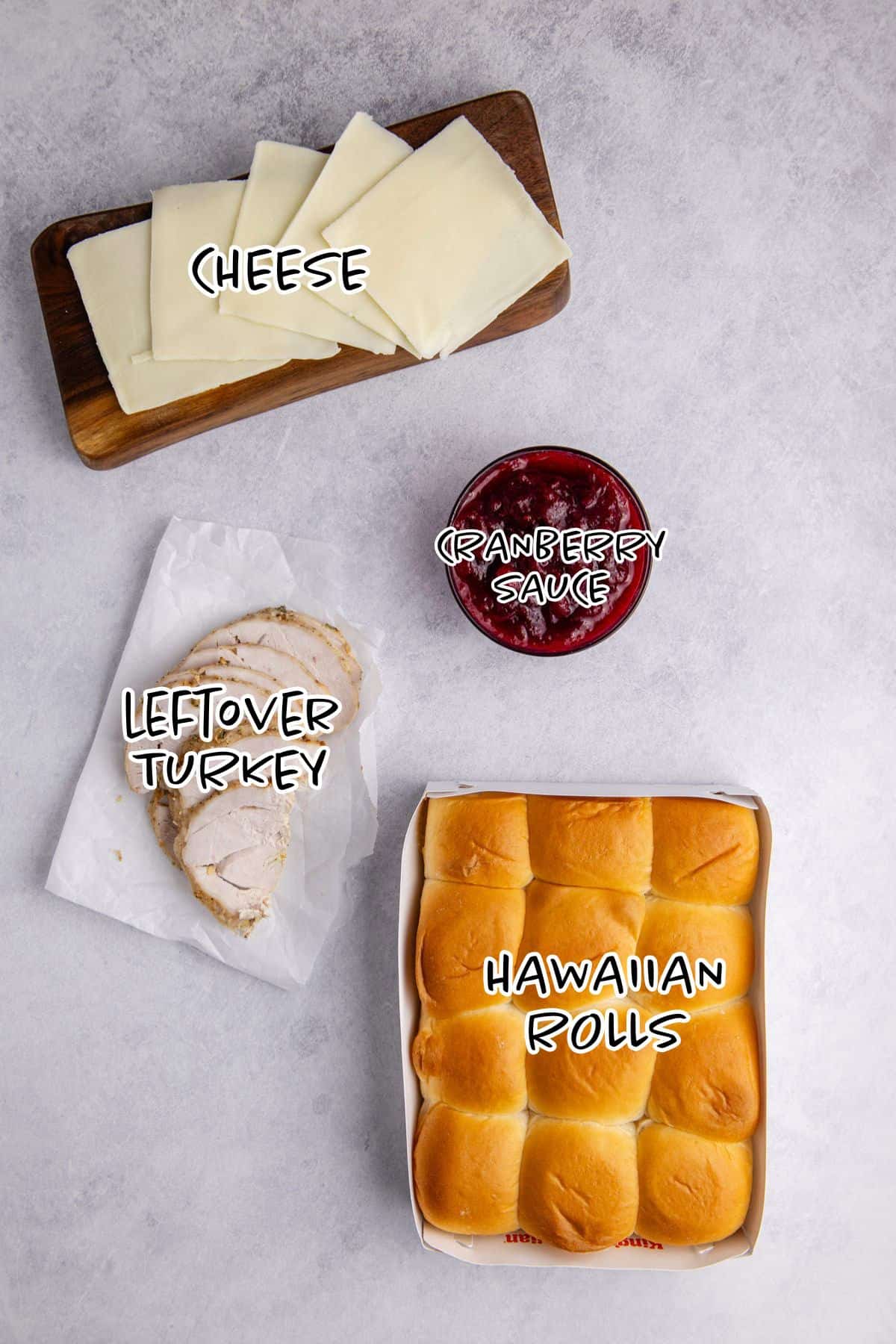 Turkey Sliders Ingredients