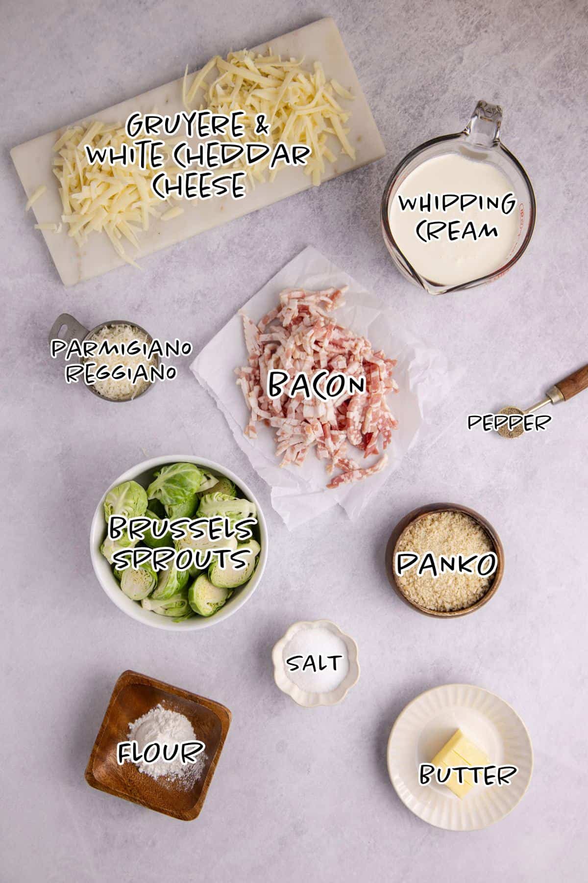 Brussels Sprouts Casserole Ingredients