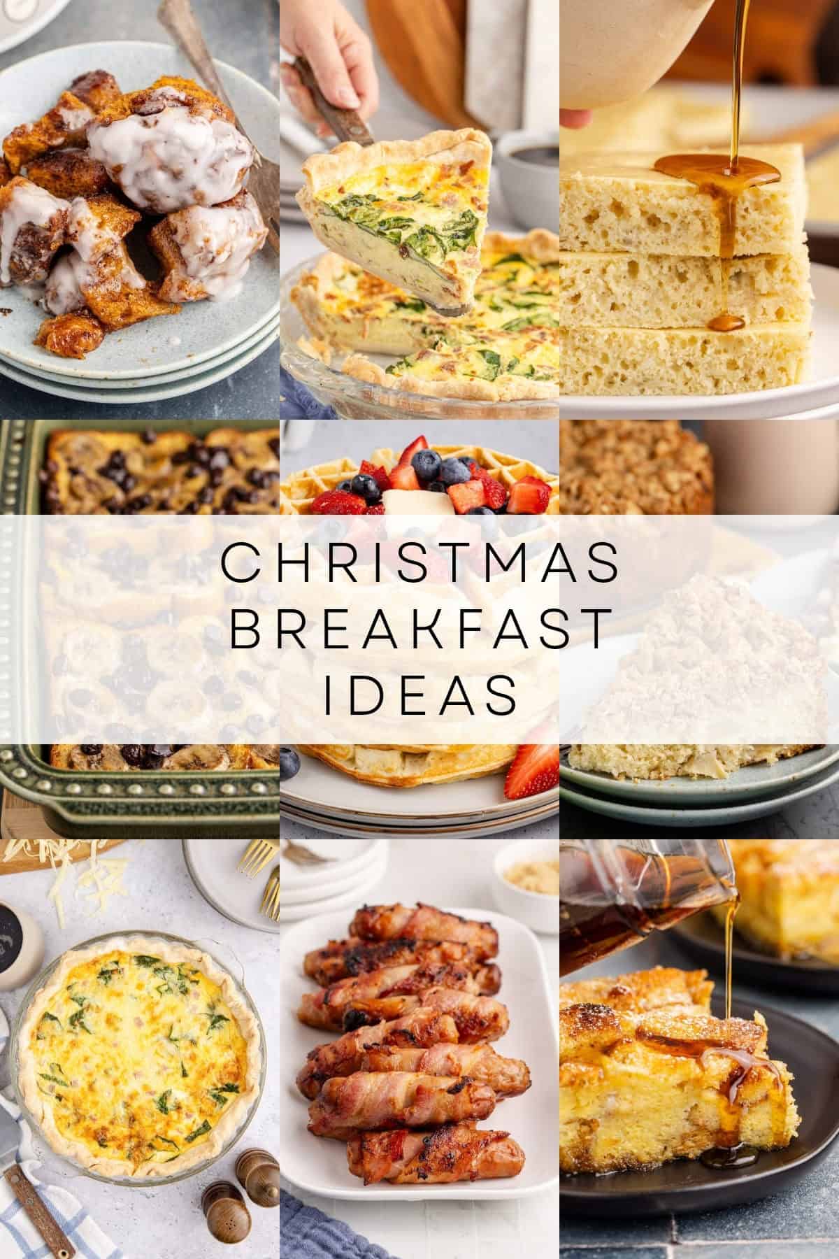 christmas breakfast ideas roundup collage