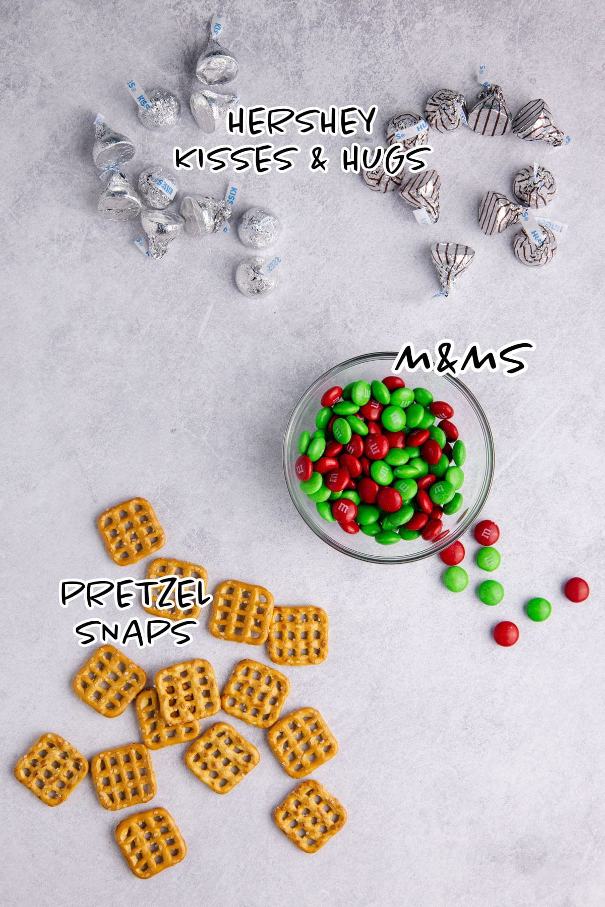 Christmas Pretzel Treats Ingredients