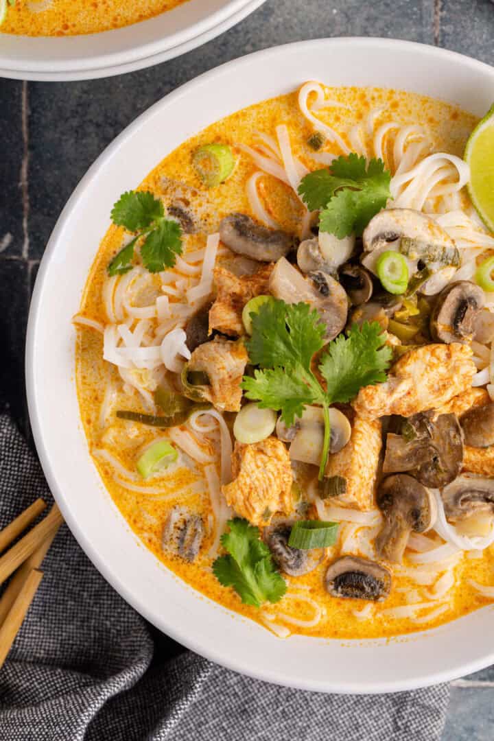 Coconut Curry Chicken Soup - My Rad Kitchen