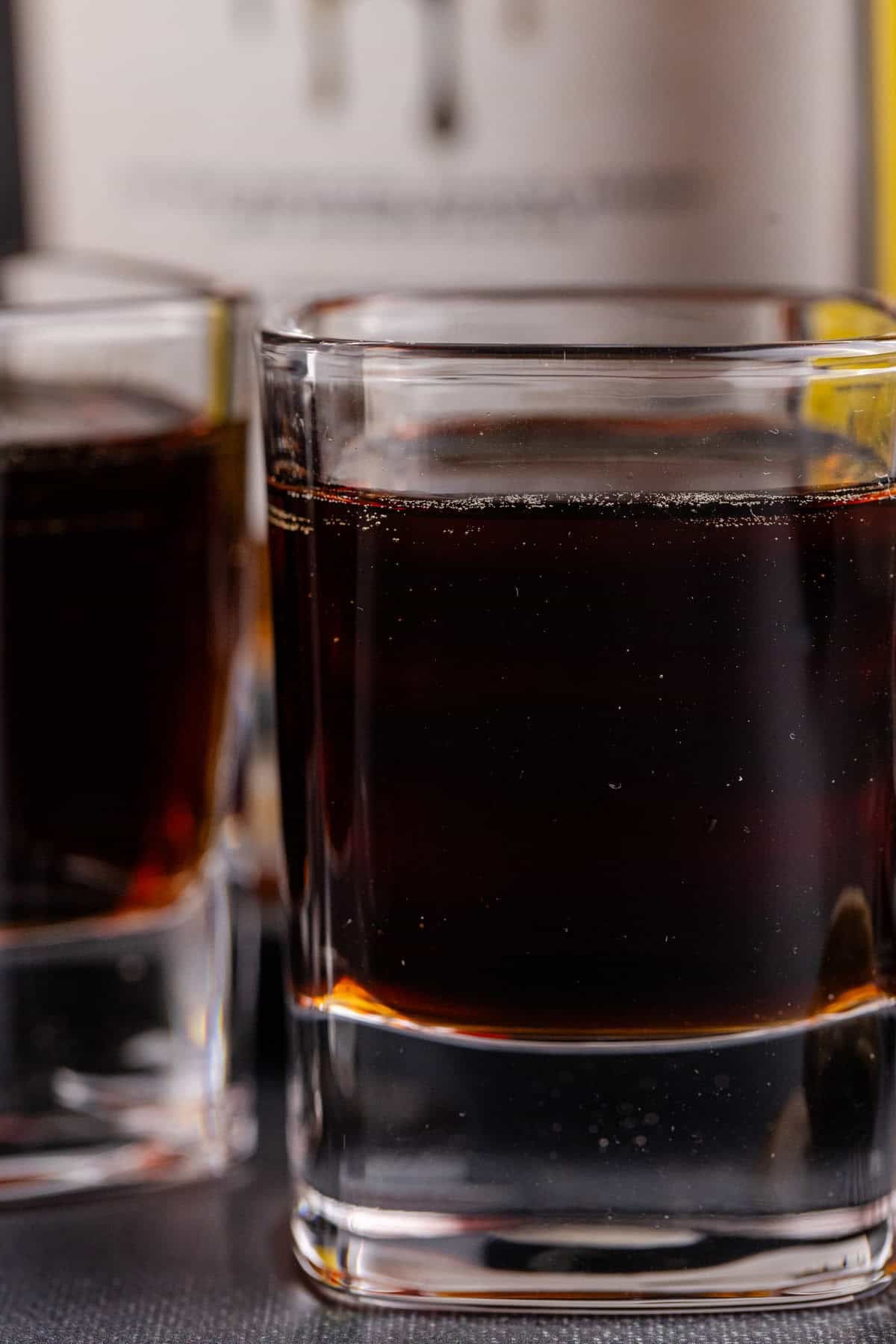 Peanut Butter Shot close up