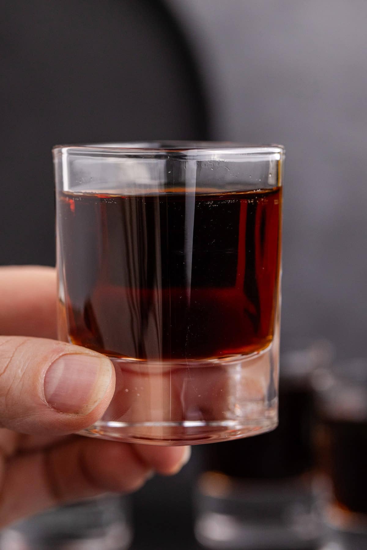 Peanut Butter Shot being picked up