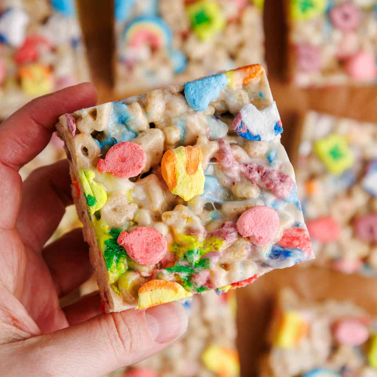 Lucky Charms Krispies Treats