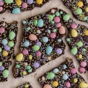 Easter Candy up close after being broken into pieces