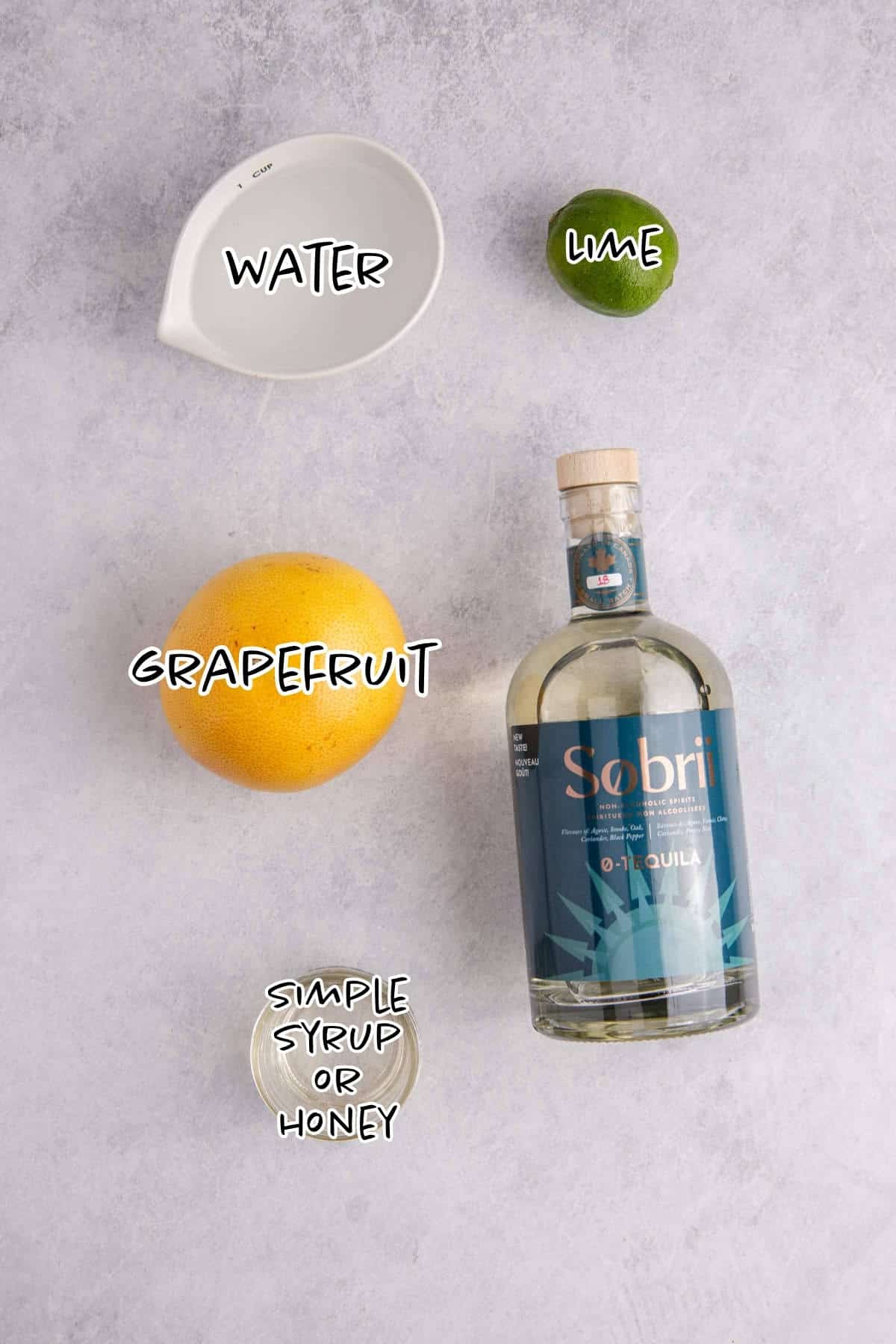 Non Alcoholic Frozen Paloma Ingredients