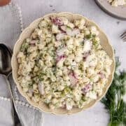 Pasta Salad with Fresh Dill from above