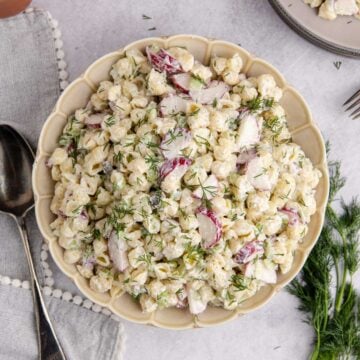 Pasta Salad with Fresh Dill from above