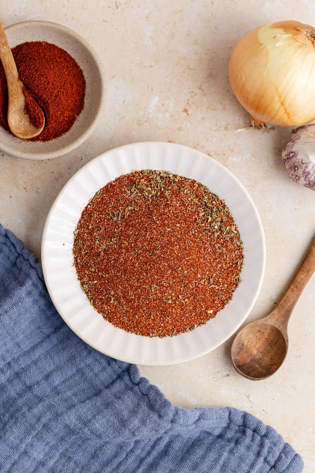 Blackening Seasoning on a small plate