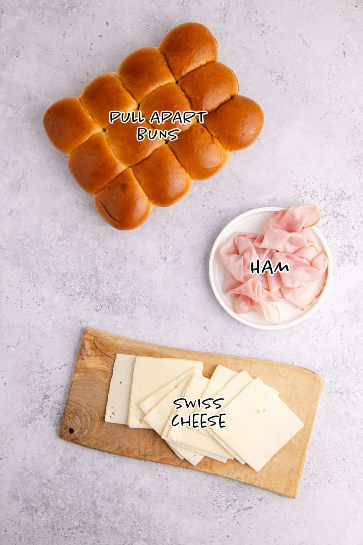 ham and cheese sliders ingredients