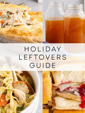 holiday leftovers guide round up collage