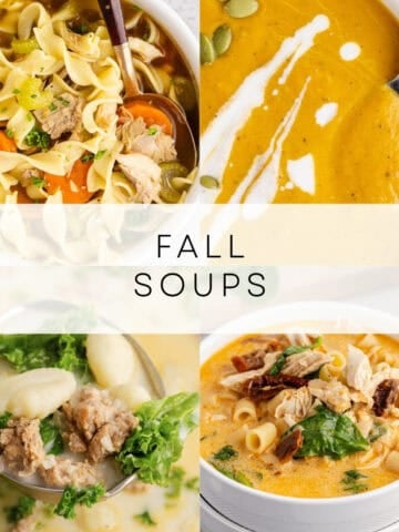 fall soups roundup collage