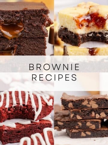 Brownie Recipes Collage