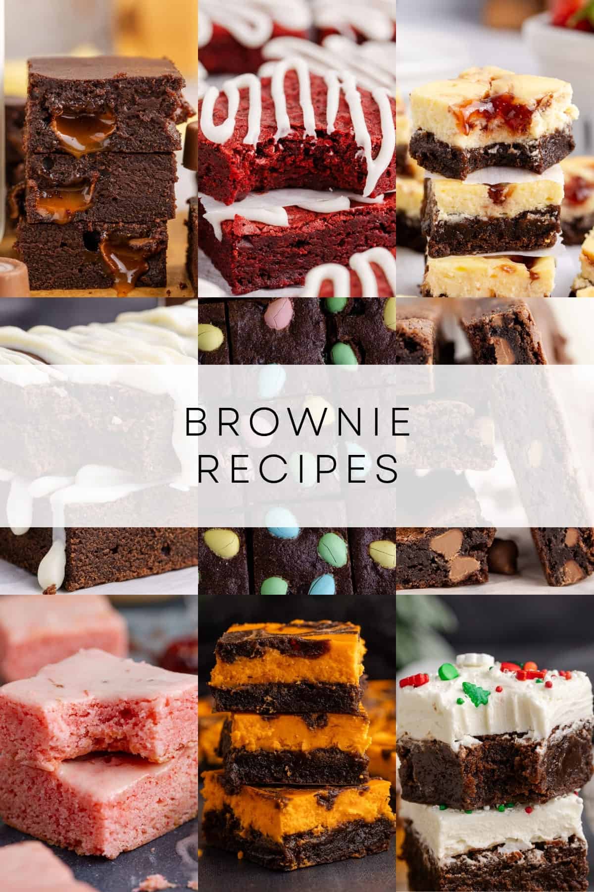 Brownie Recipes Collage
